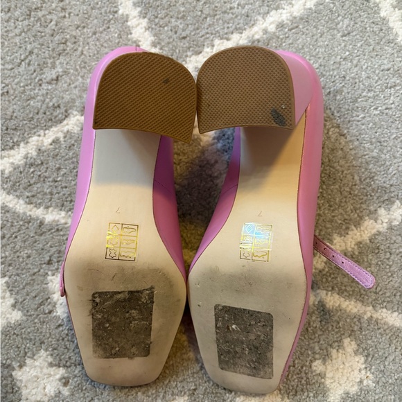 Jeffrey Campbell Pink Block Heels - Picture 3 of 3